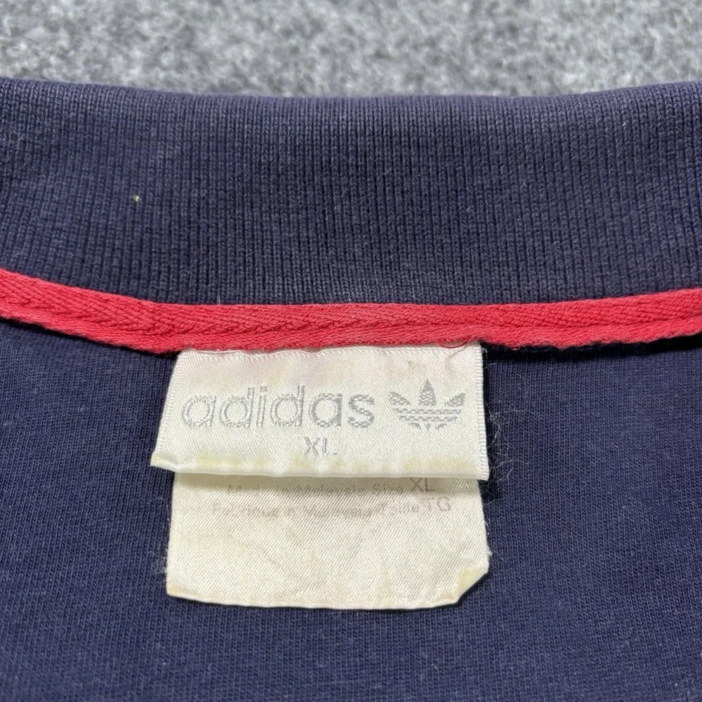 Vintage Adidas 1994 World Cup Polo Shirt XL Long Sleeve ColorBlock 90s Soccer